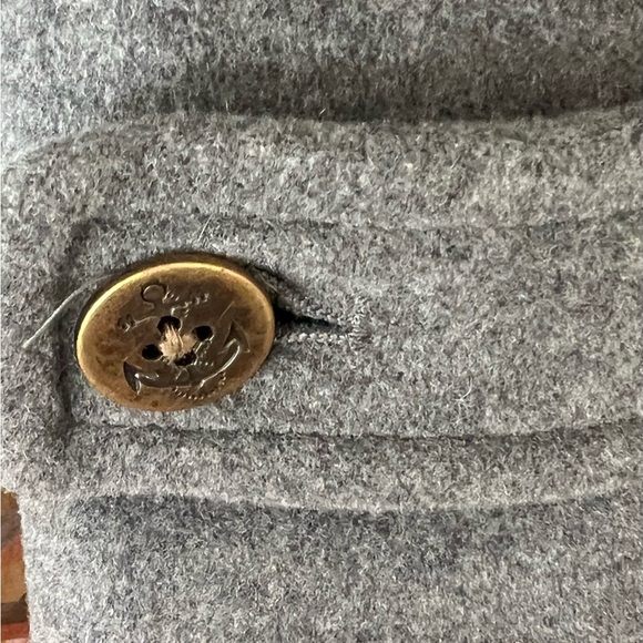 Lands' End Women's Sz6P Classic Gray Peacoat - Picture 6 of 9